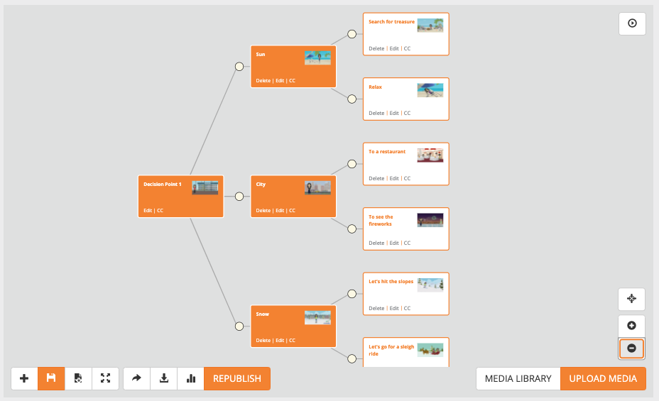 Create your first interactive video with our video assets.