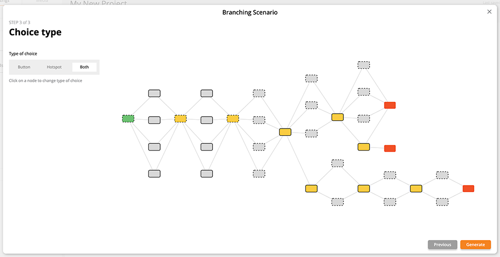 Select both to mix and match overlay types in your scenario.